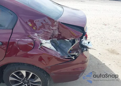 2015 Honda Civic Ex z USA, uszkodzony, nr VIN 2HGFB2F84FH529423